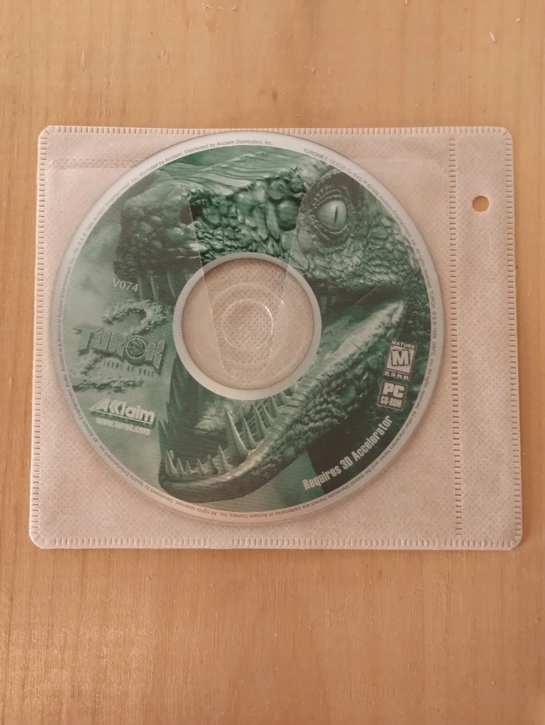 Turok 2: Seeds of Evil PC CD-ROM Never Used