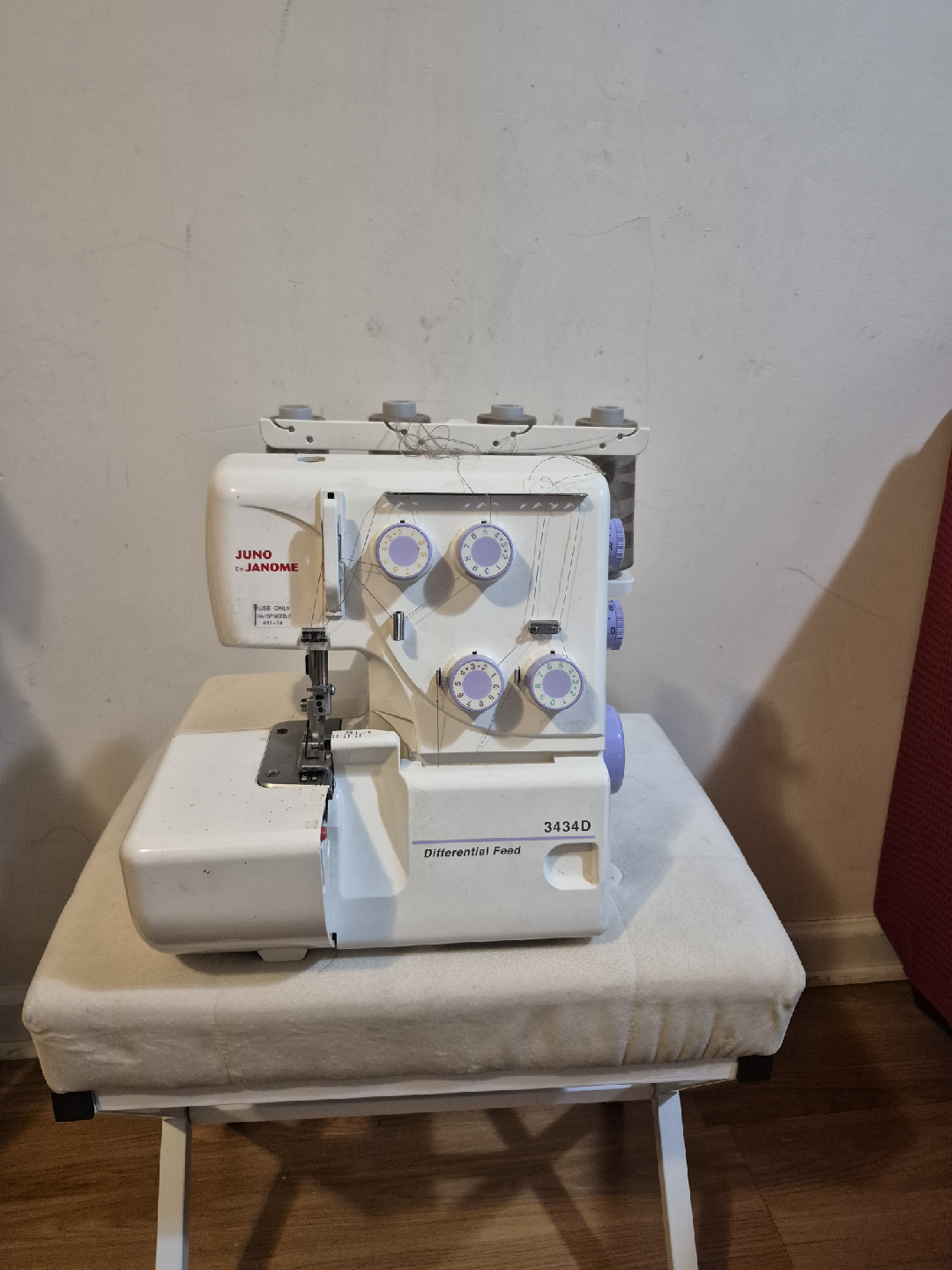 JUNO by Janome 3434D Serger Sewing Machine