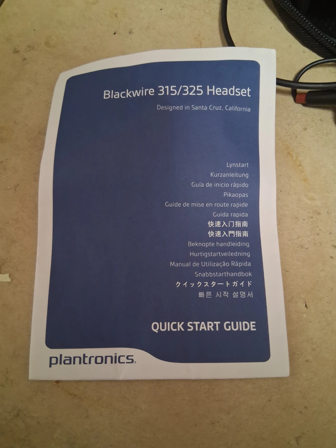Plantronics Headset with Case - photo 2