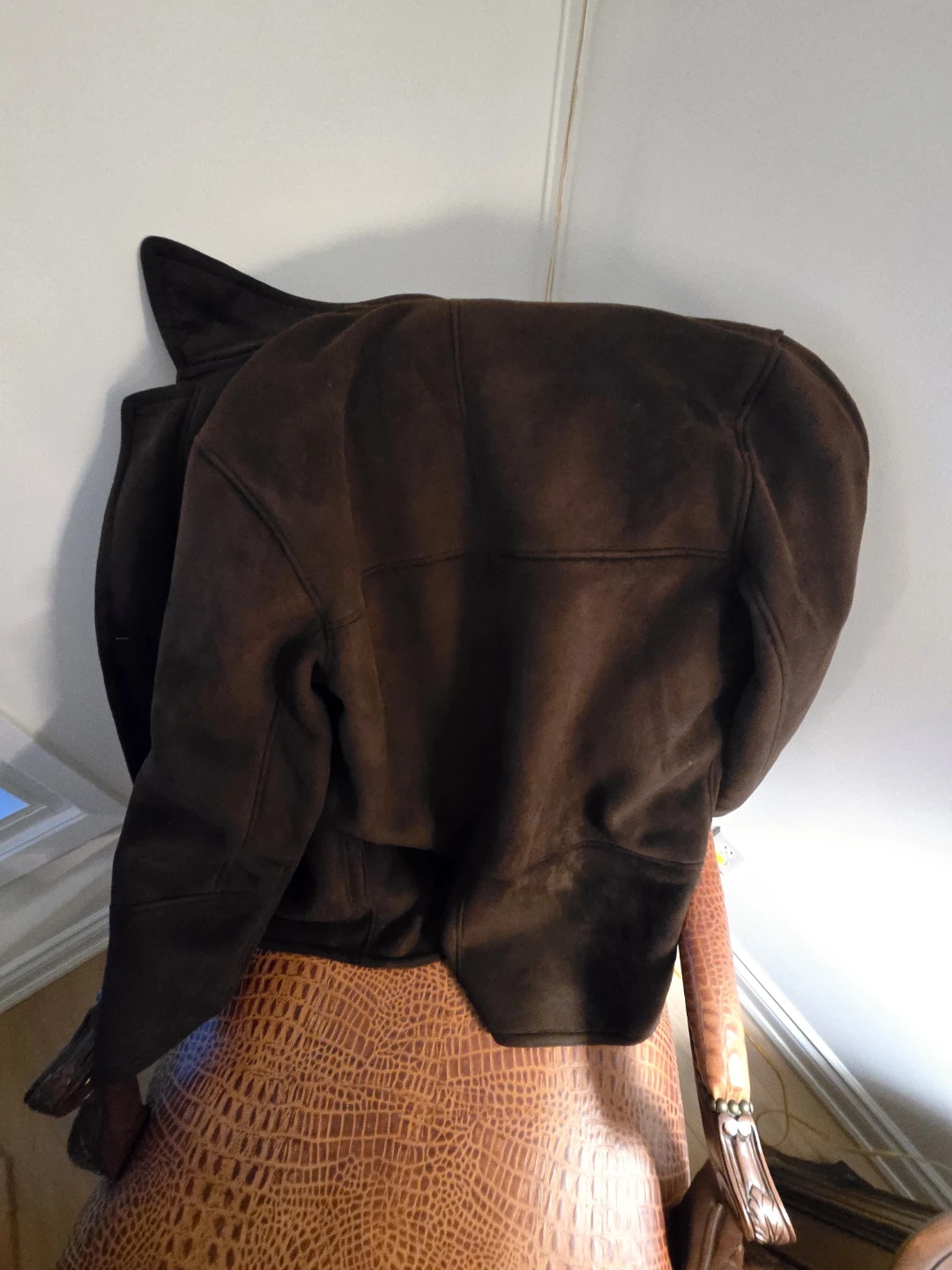 Mantles Brown Shearling Jacket (L/G) - photo 4