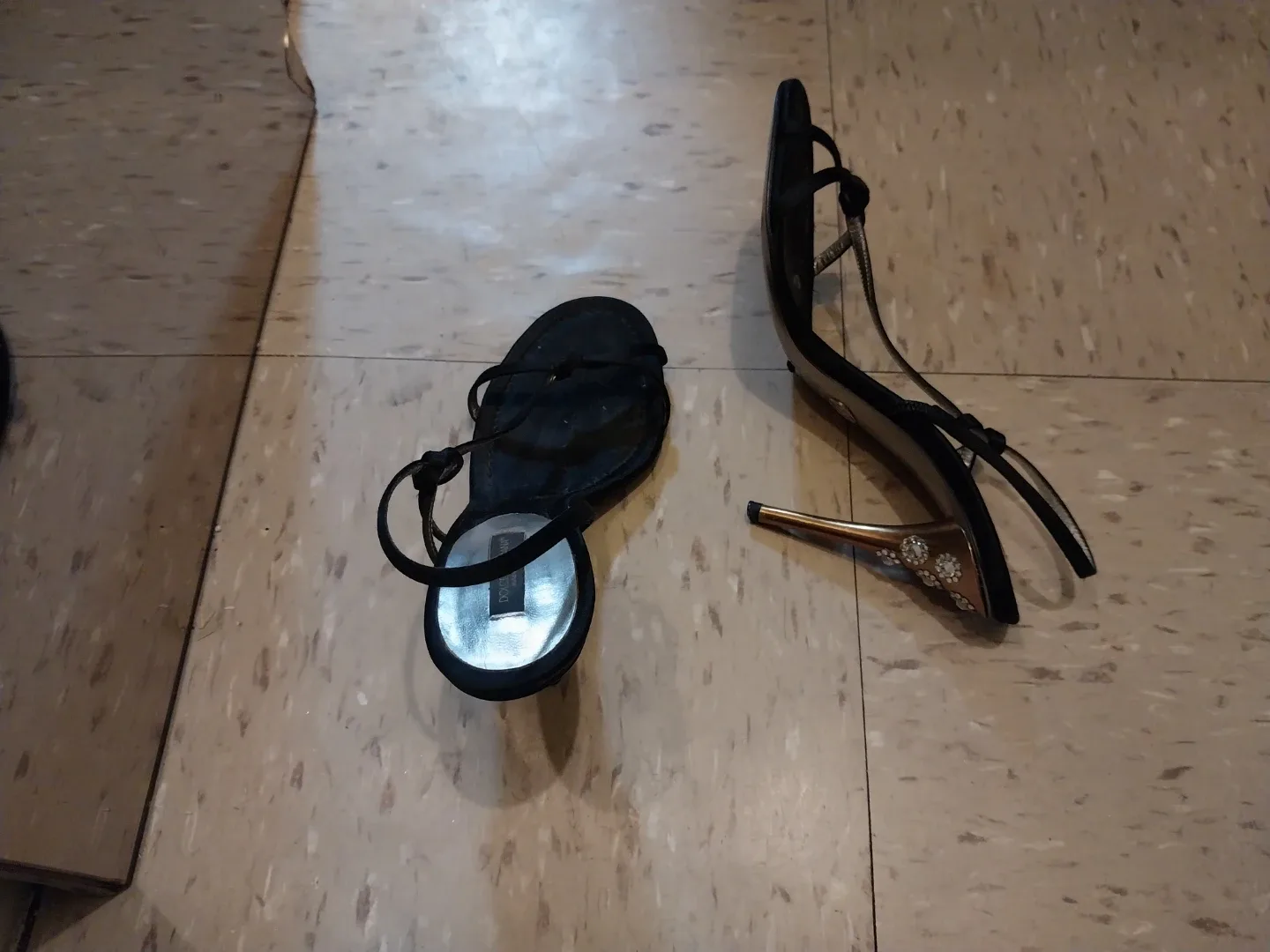 VINTAGE ab fab Dolce & Gabbana Black Heels Size 38.5 image indicator(7)