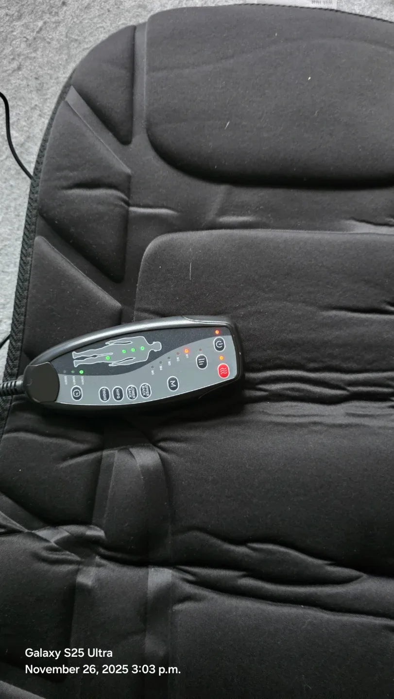 Vibration Back Massager with Heat image indicator(5)