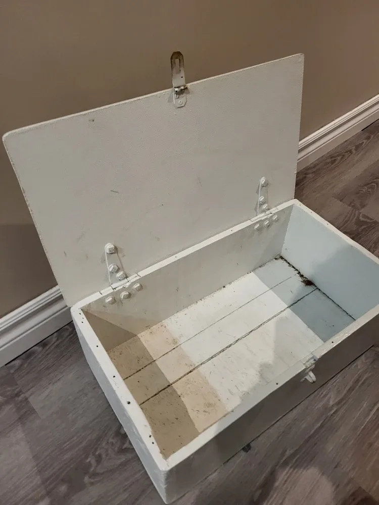 White Wooden Storage Box image indicator(3)