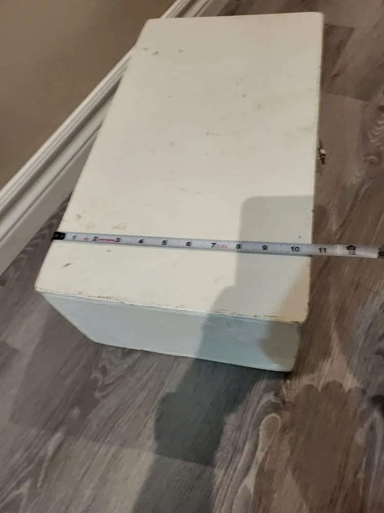 White Wooden Storage Box image indicator(4)