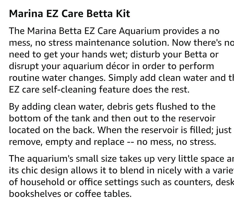 Marina Betta EZ Care Aquarium Kit - 2.5L image indicator(5)