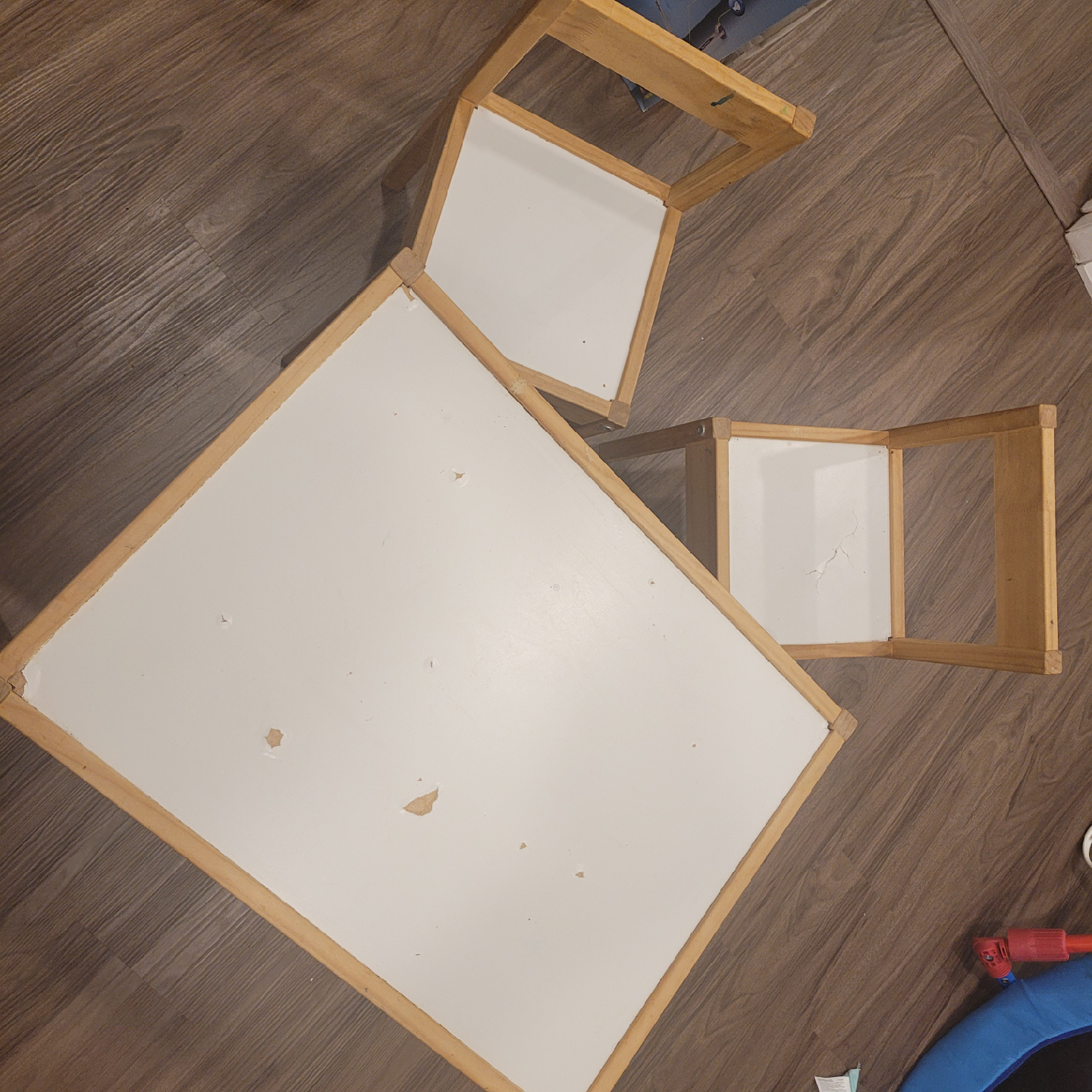 Kids Whiteboard Table Set from ikea - photo 2