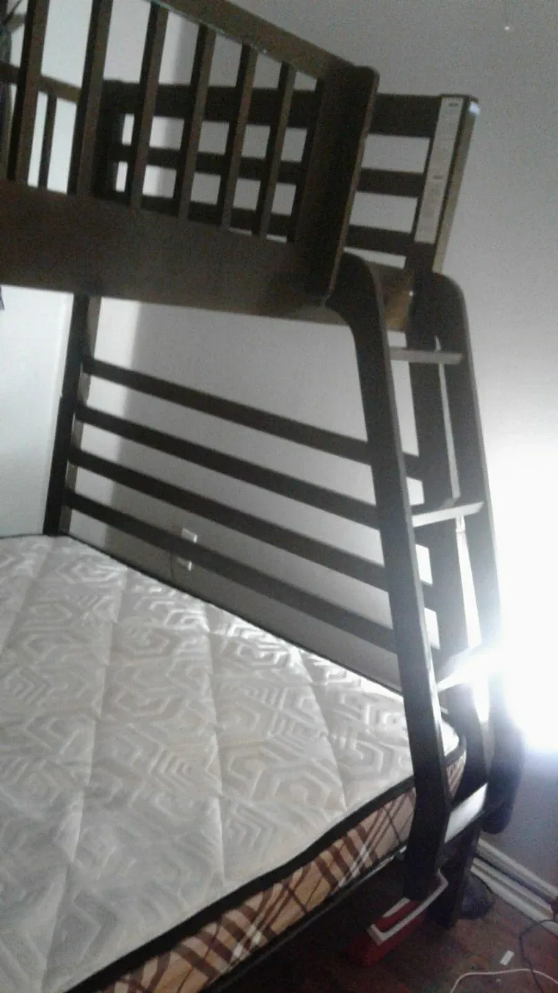 Brown Wooden Bunk Bed Frame image indicator(3)