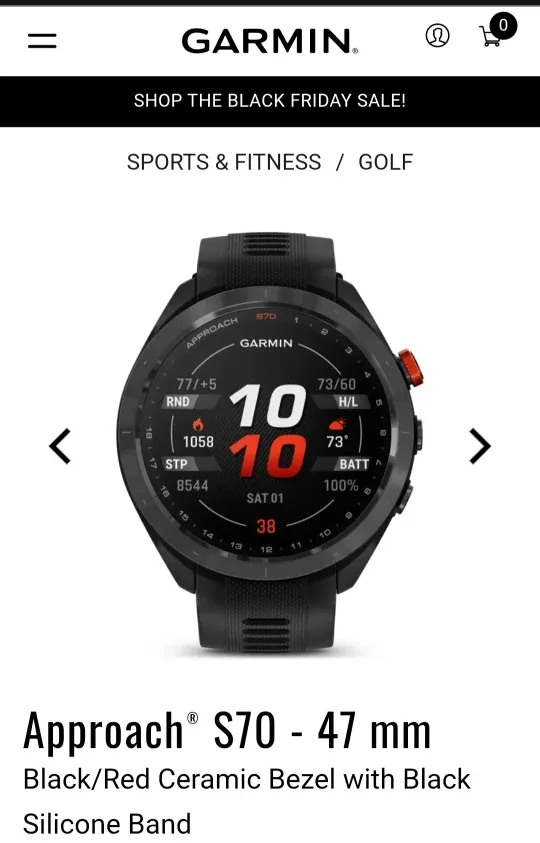 Brand new , still on box Garmin Approach S70 - 47 mm $850 no tax