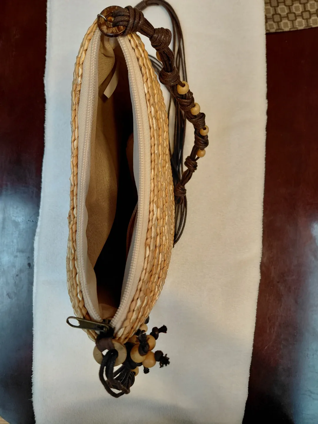 Straw Woven Shoulder Bag Cruise Club image indicator(4)