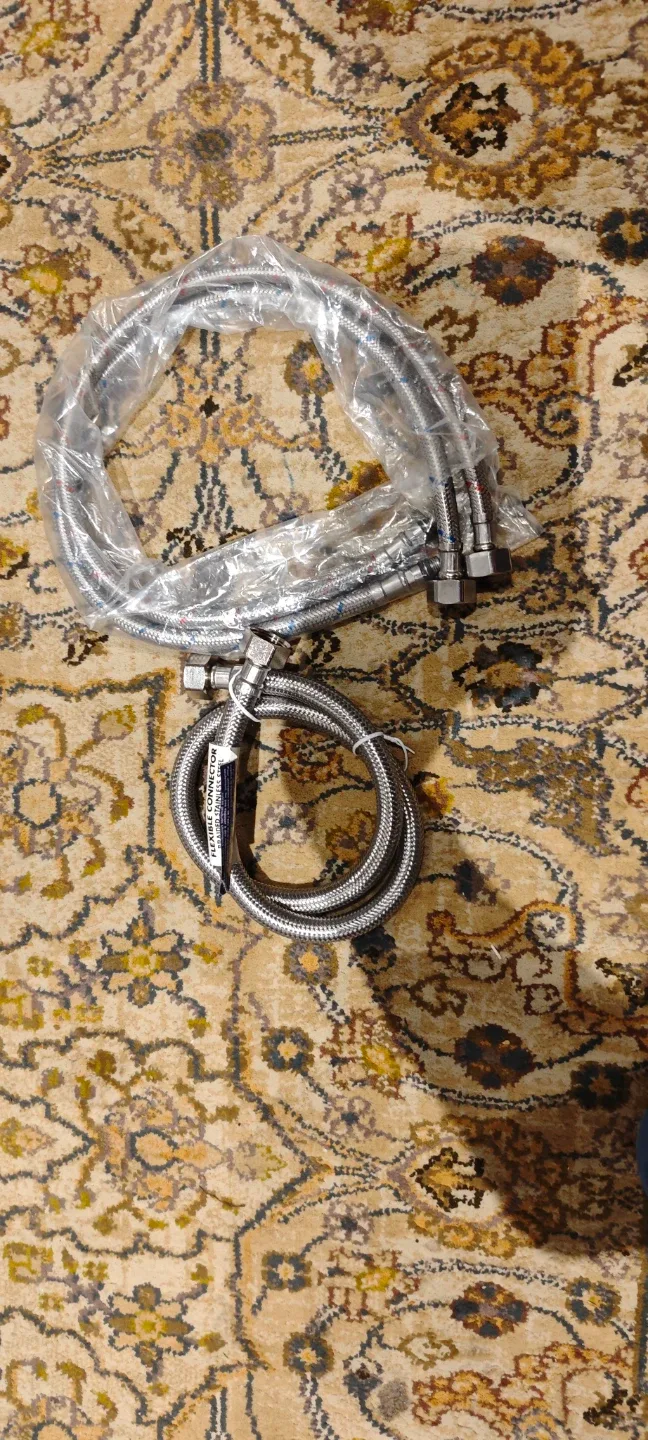 New Raccord Flexible Braided Stainless Steel Connector 30" image indicator(2)