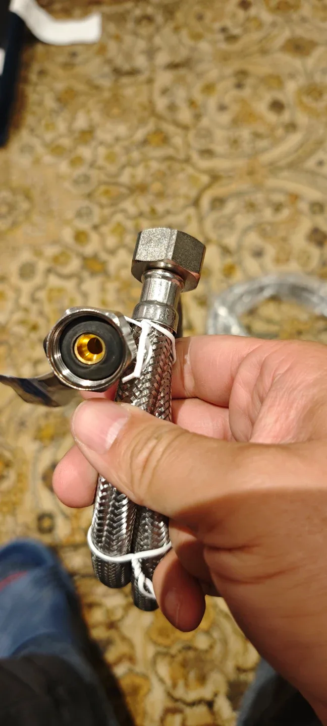 New Raccord Flexible Braided Stainless Steel Connector 30" image indicator(5)