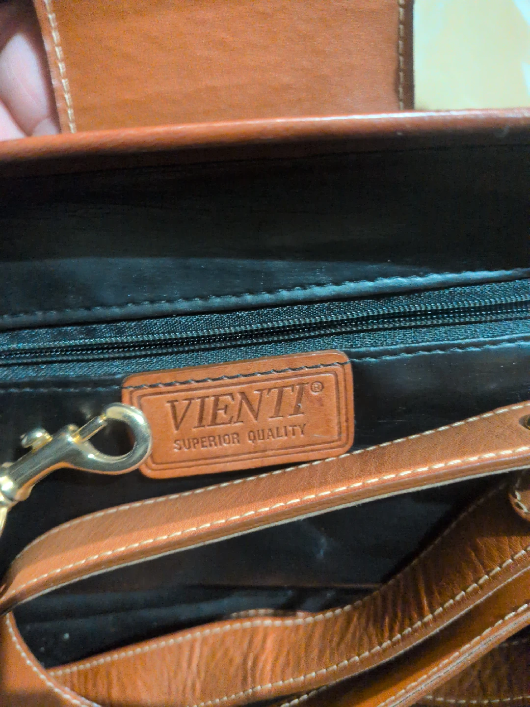 Vientti Black & Brown Leather Handbag - photo 2