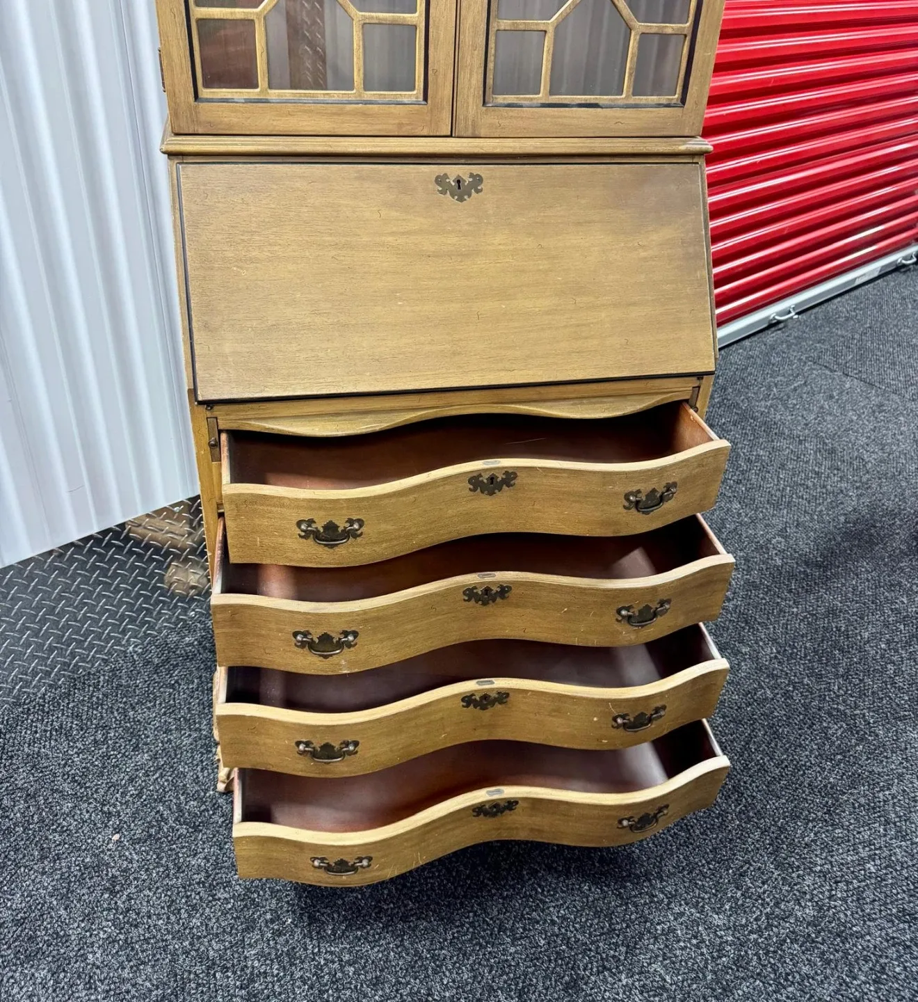 Vintage Drop Down Secretary Desk image indicator(3)