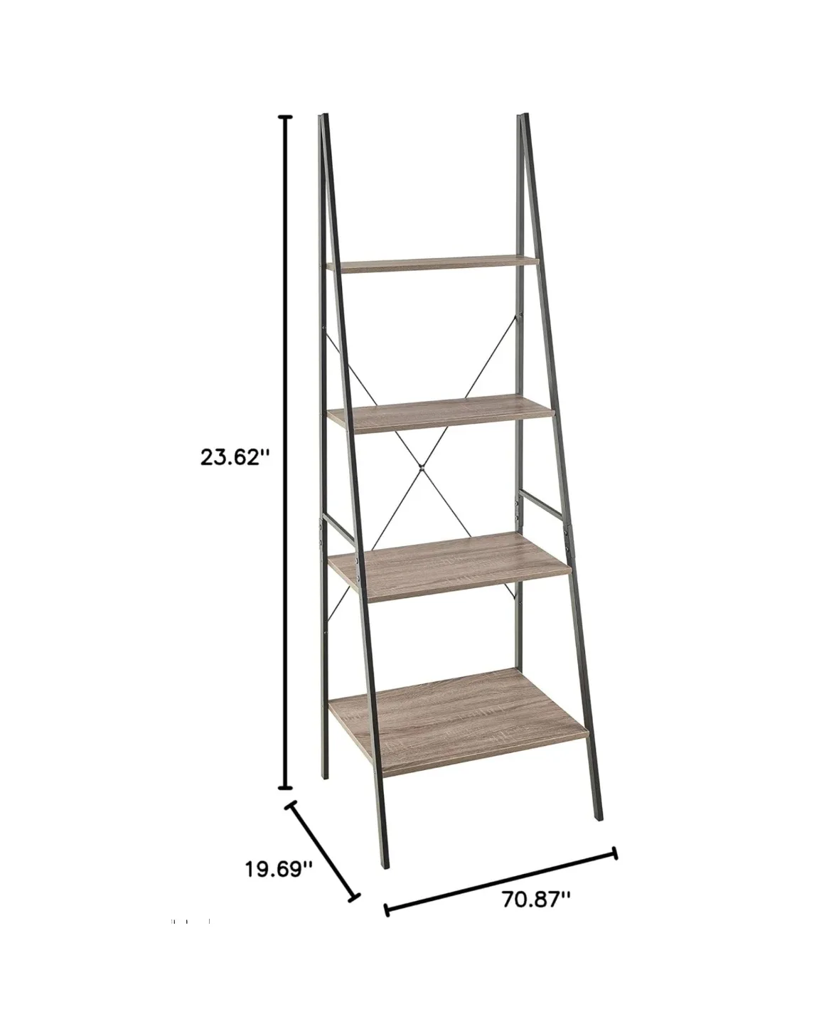 Ladder Shelf - Steel Frame - Stylish & Sturdy 🥕 image indicator(3)