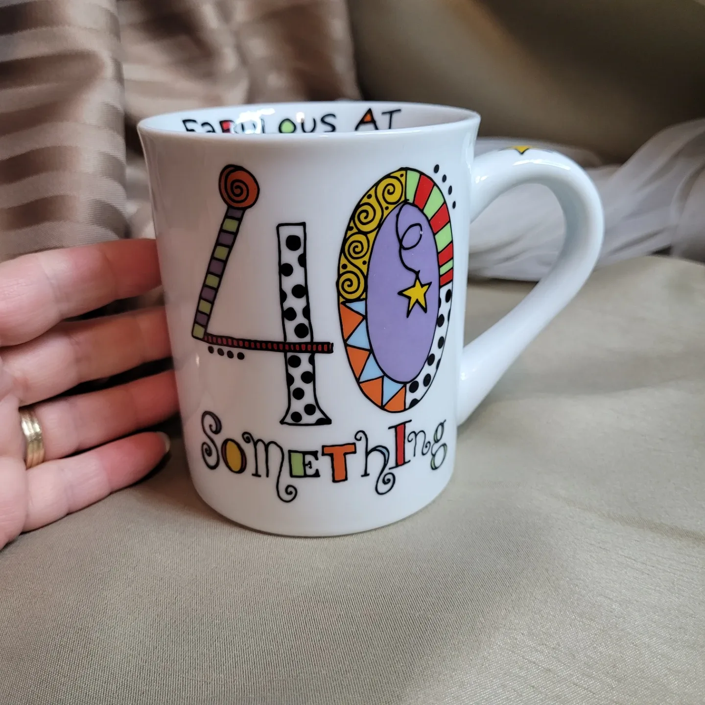 4 1/4" x 3 1/2" - 40 Years Old Mug image indicator(6)