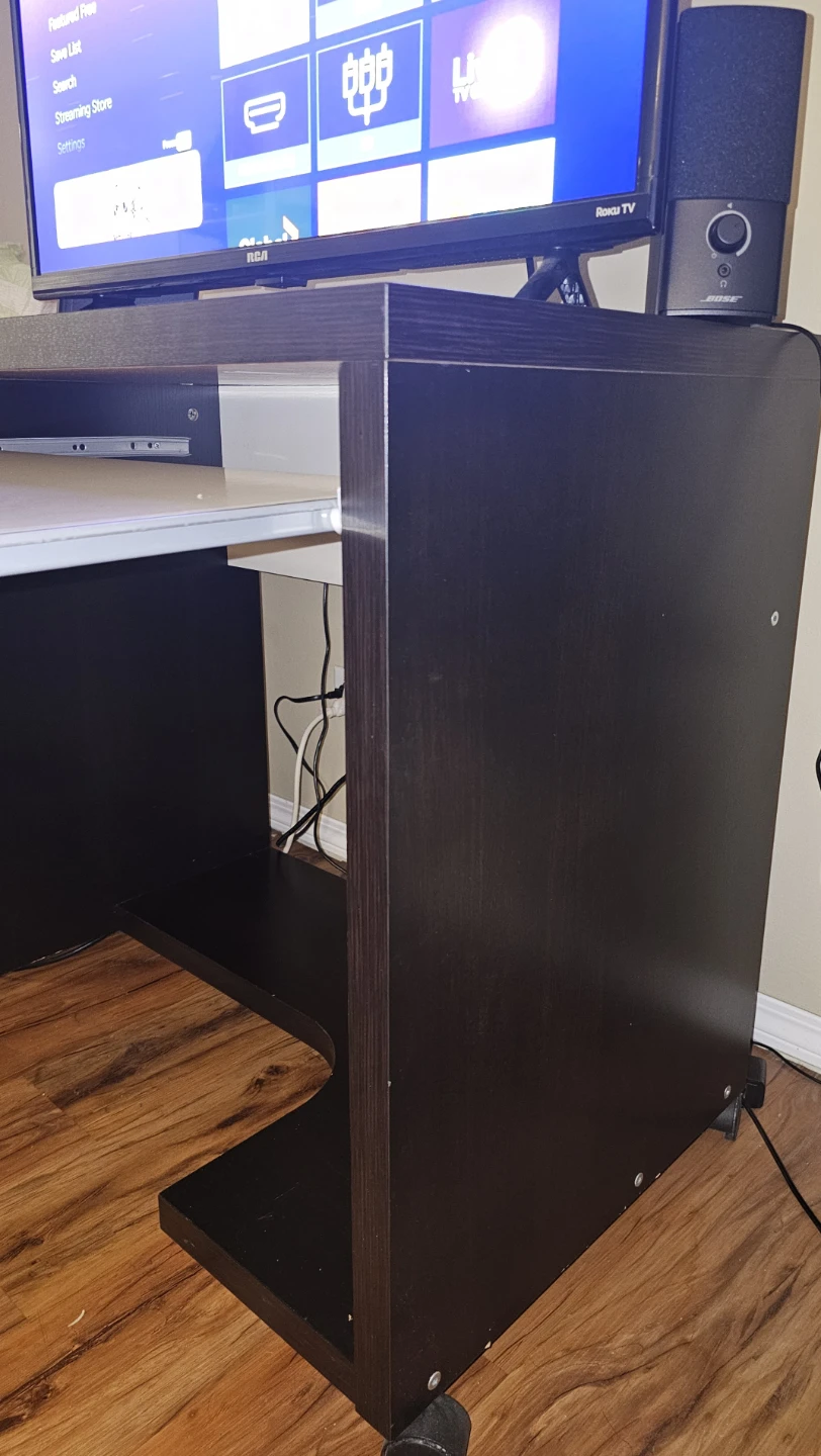 Dark Brown Computer Desk - 30x19.75x30 inches - photo 4