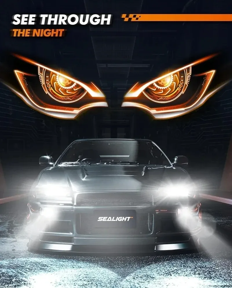 SEALIGHT H13 9008 LED Headlights Bulb image indicator(3)