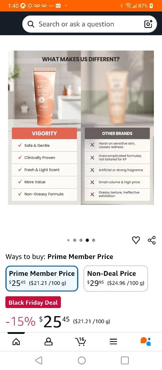 🧡SIX SEALED BOXES OF VIGORITY ERASER & NATURAL BODY SCRUB NEW image indicator(5)