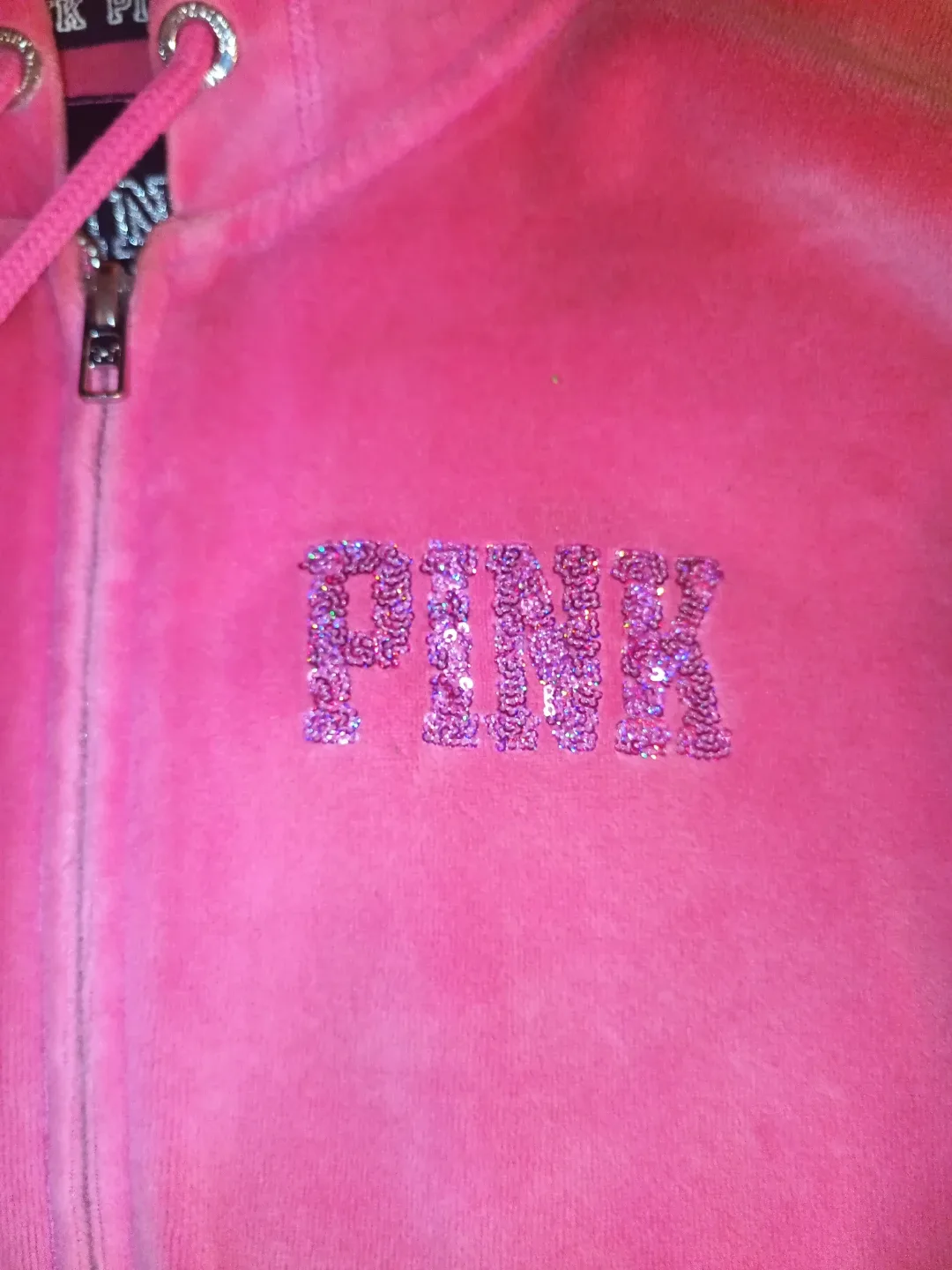 Victoria's Secret PINK Full Zip Hoodie - Large image indicator(2)