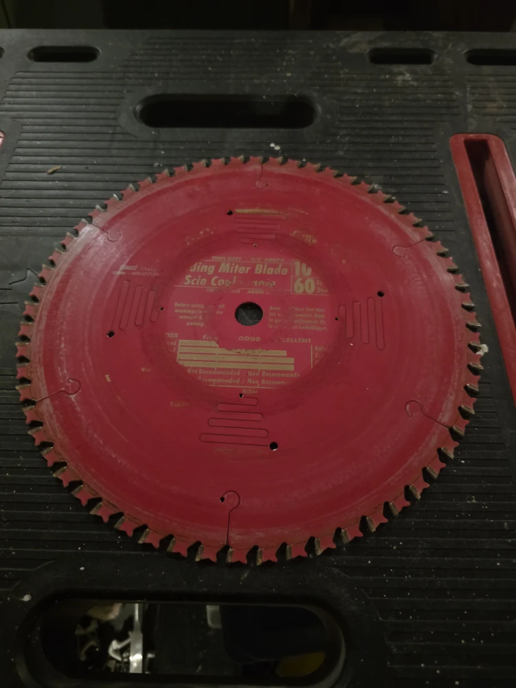 Scie Cox Sliding Miter Blade 10 inch