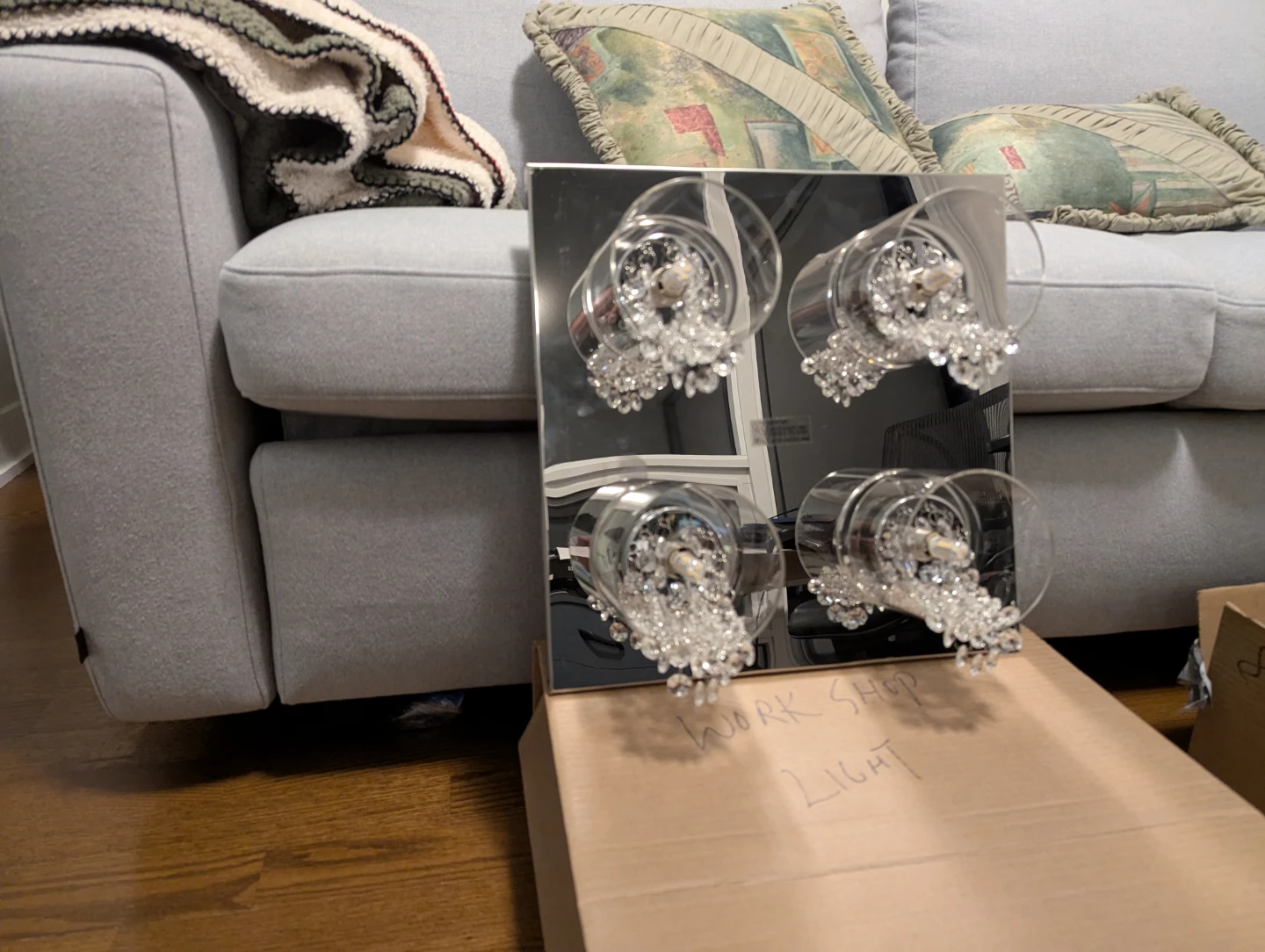 crystal light with bulbs - photo 2