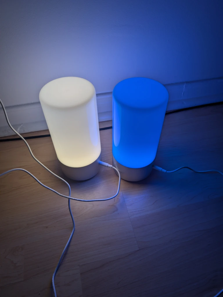 LED Table Lamp 256 RGB Color Changing 3 Level Warm White Light - photo 5