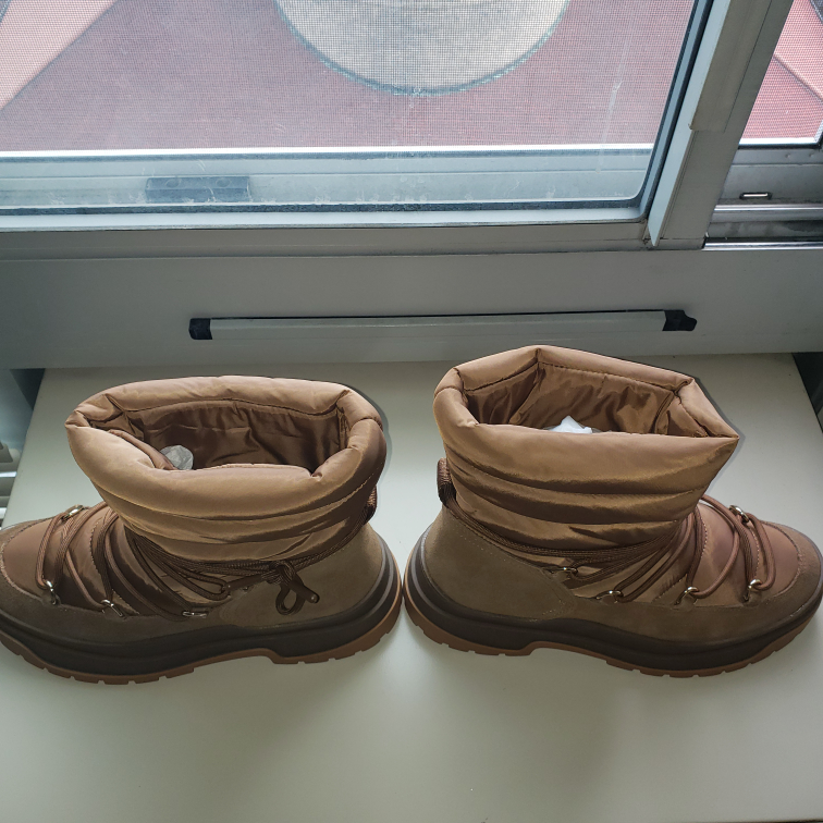 ZARA brown puffy moon boots - photo 5