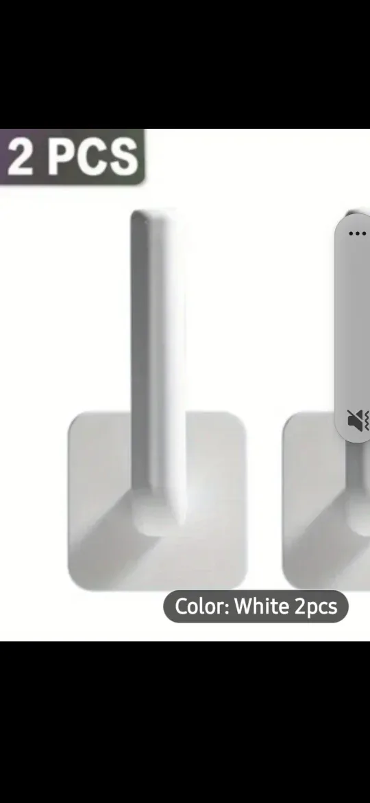 2 Pcs White hat  Hooks Brand New image indicator(2)