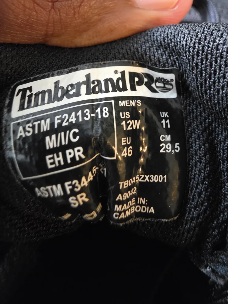 Timberland Pro Steel Safety Toe Shoes - Size 12W image indicator(2)