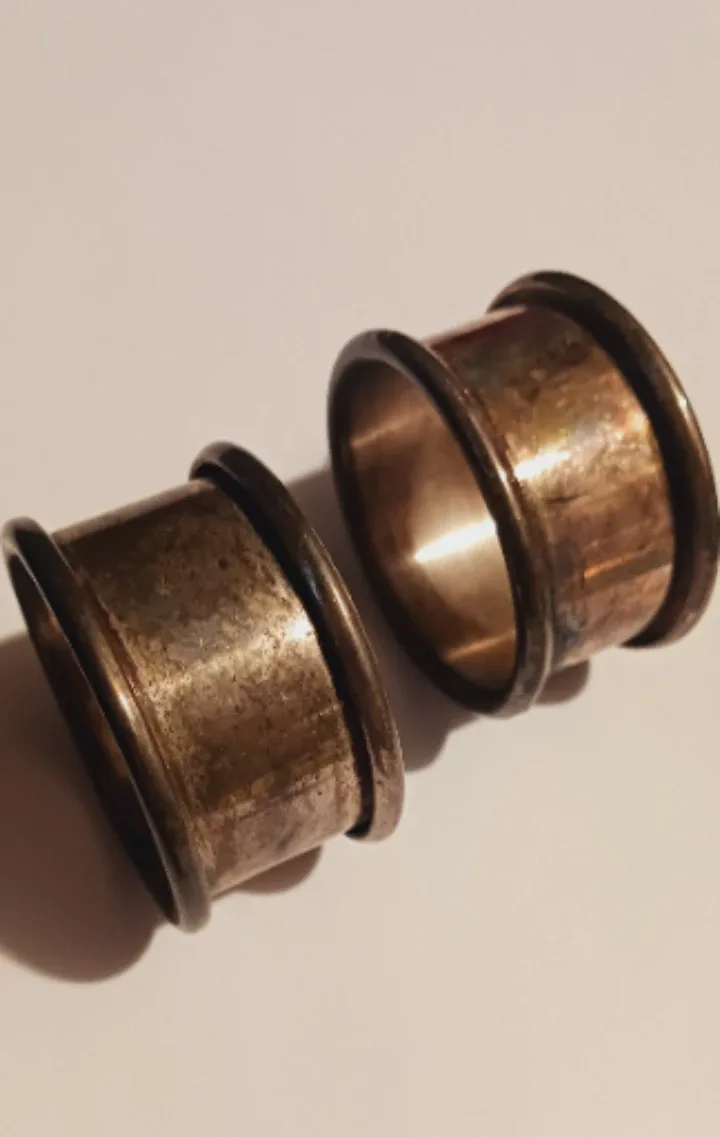 Vintage Silver Napkin Rings (Set of 2) thumbnail