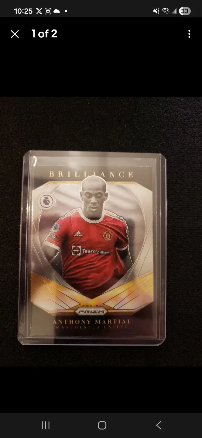Panini Prizm Anthony Martial Card image indicator(3)
