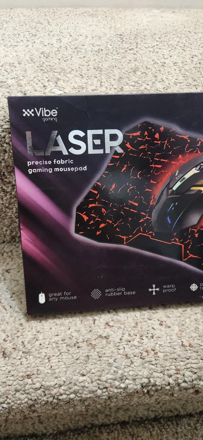 Vibe Gaming Laser Mousepad - New in Box! image indicator(2)
