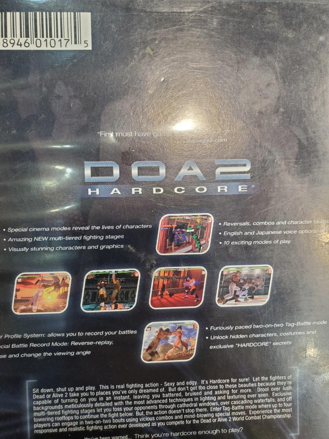 DOA2 Hardcore - PlayStation 2 Game - photo 2