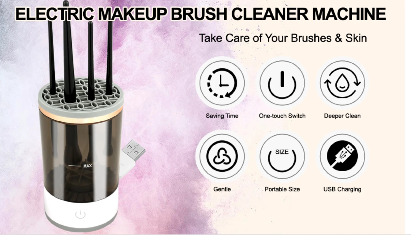 New Electric Makeup Brush Cleaner Machine - photo 2