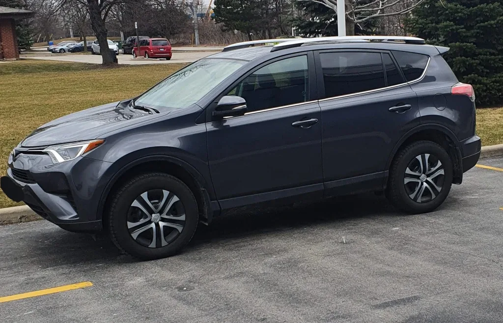 Dark Grey Toyota RAV4 2016