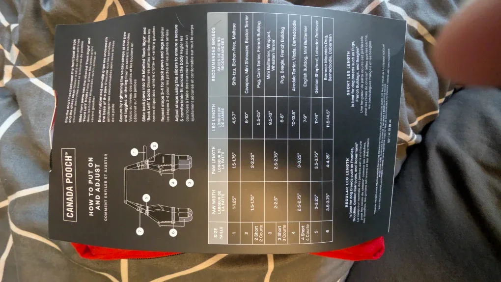 Canada Pooch Suspender Dog Boots - Size 2 Short image indicator(3)