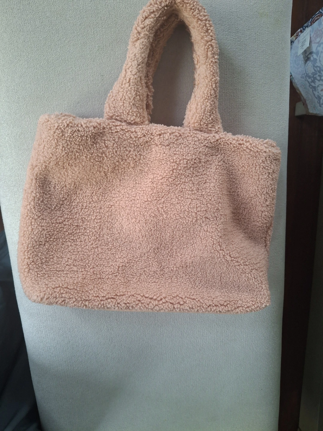 Fuzzy Tote Bag - Cute & Stylish