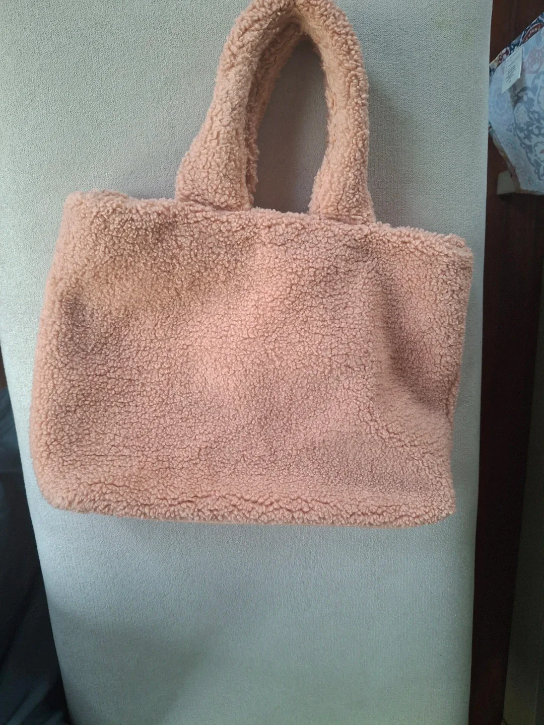 Fuzzy Tote Bag - Cute & Stylish thumbnail