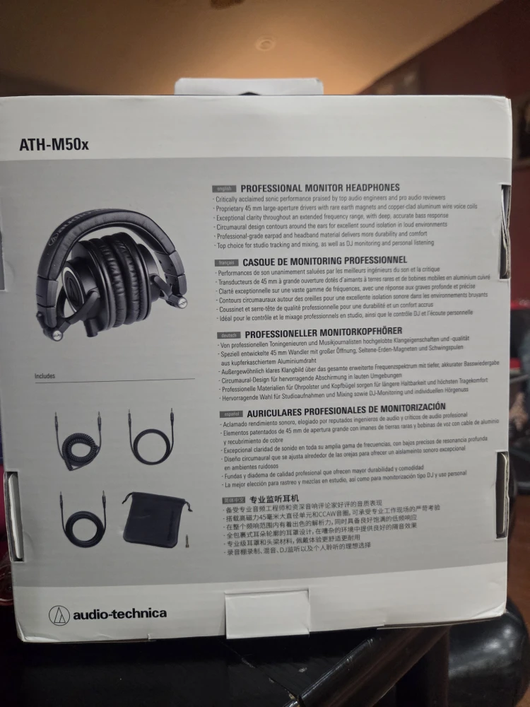 Audio-Technica ATH-M50x Professional Monitor Headphones - photo 2