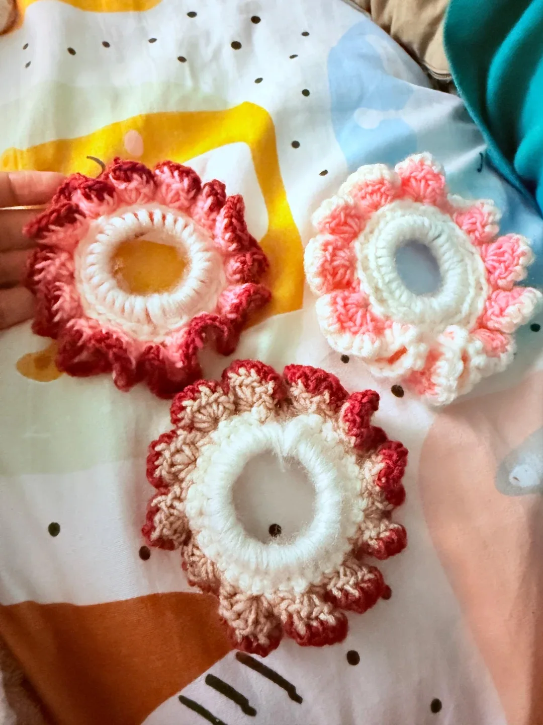 Handmade Crochet Scrunchies - Cute & Unique!