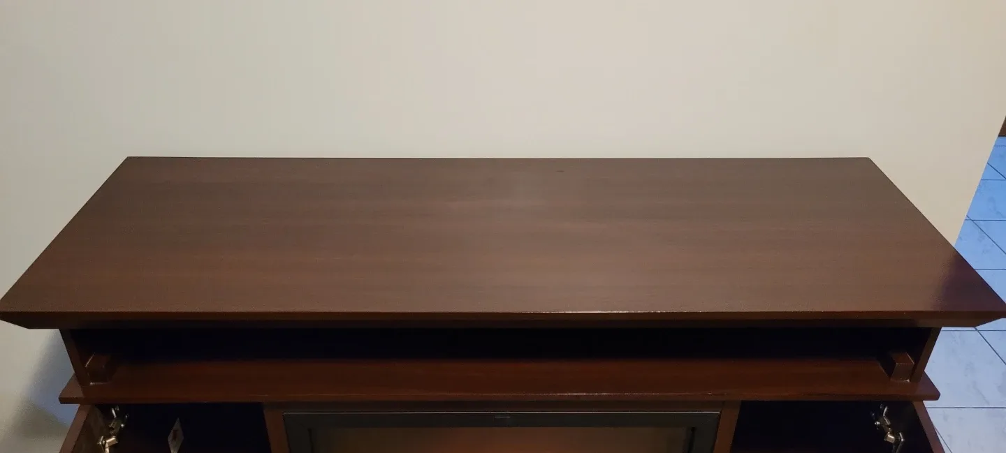 Fireplace TV Stand - Dark Wood image indicator(3)