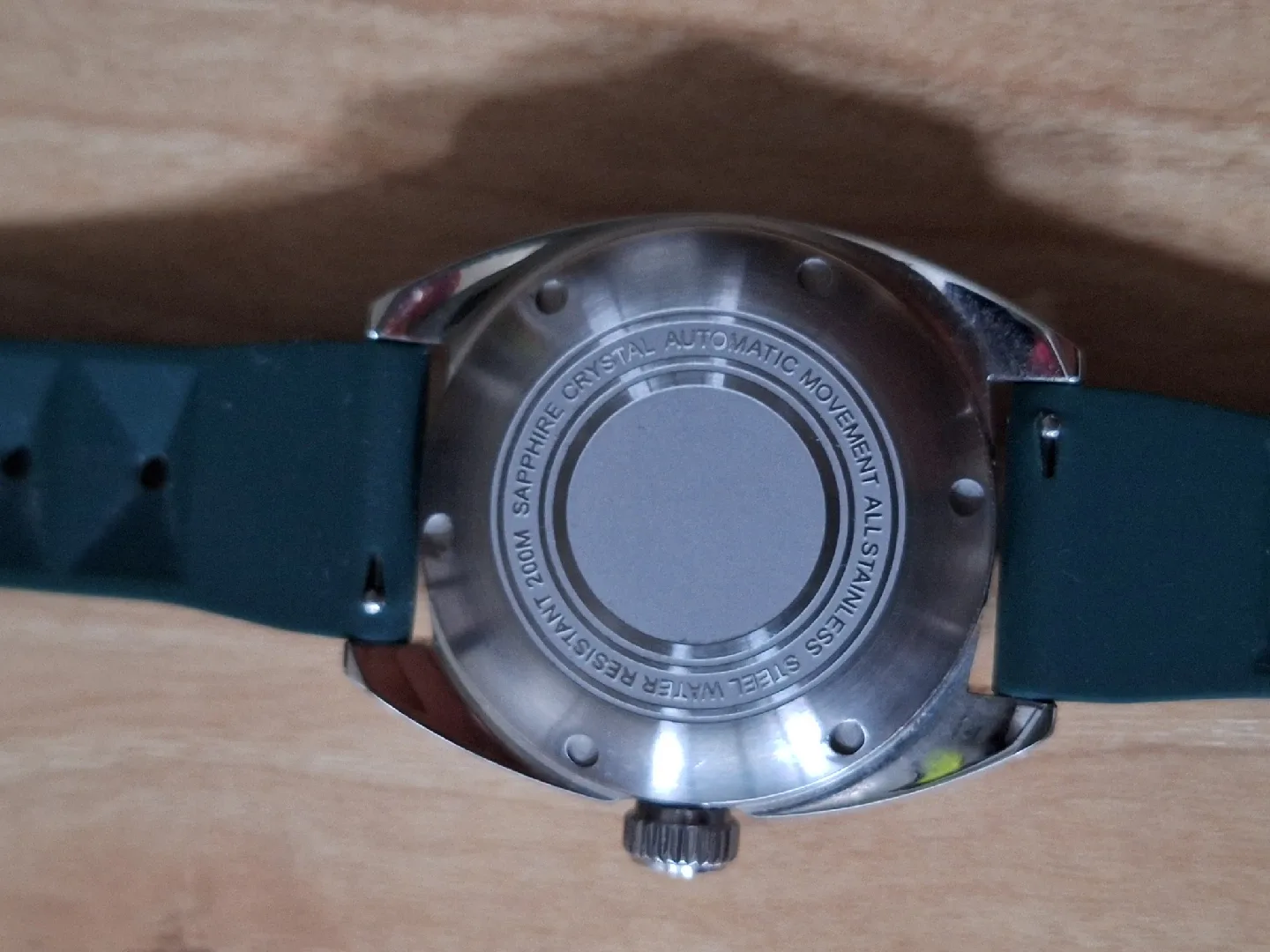 Tandorio Green Dial Automatic Dive Watch image indicator(6)