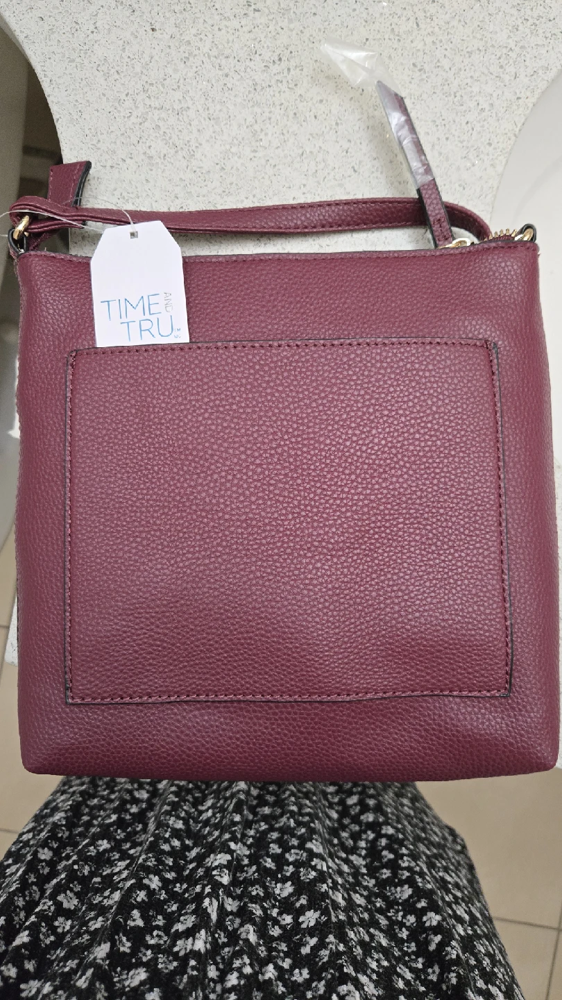 Time and Tru Burgundy Crossbody Bag - photo 2