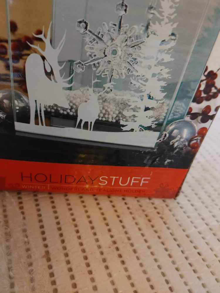 Holiday Stuff Winter Wonderland Tealight Holder image indicator(3)