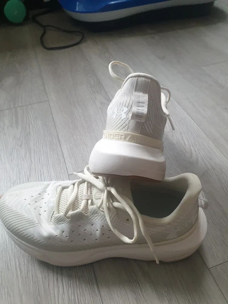 Under Armour HOVR+ Off  White Running Shoes image indicator(3)