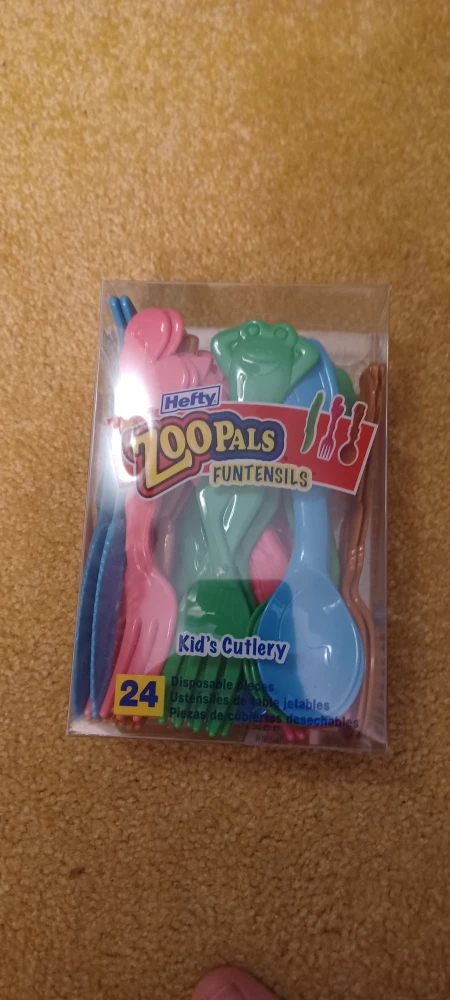 Hefty Zoo Pals Cutlery
