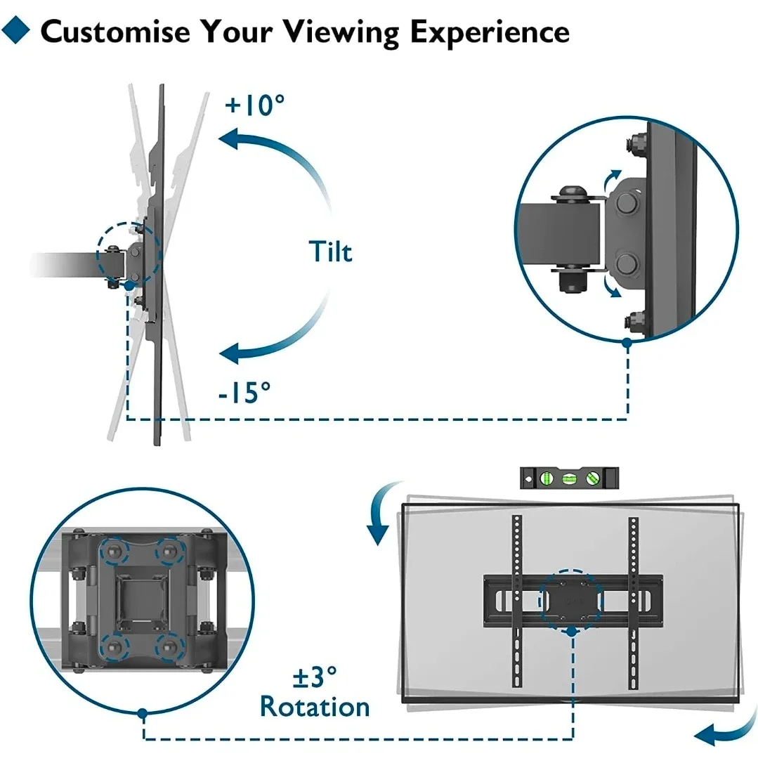 TV Wall Mount for 23-70 inch TVs image indicator(2)