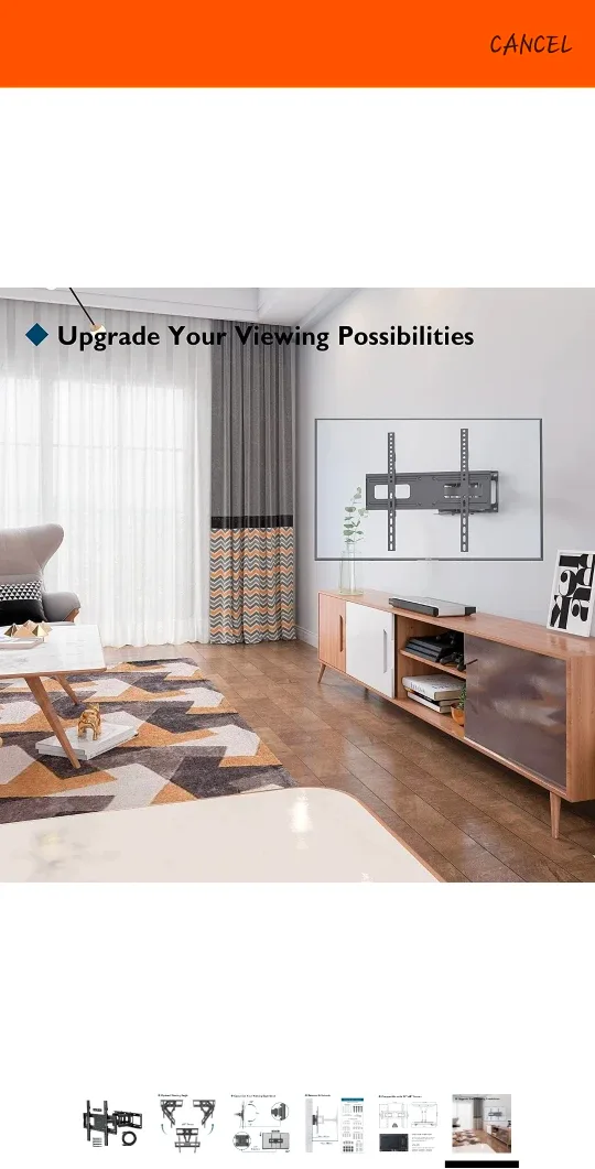 TV Wall Mount for 23-70 inch TVs image indicator(4)