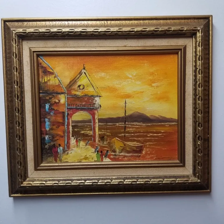 Framed Oil Paintings - Set of Two image indicator(3)