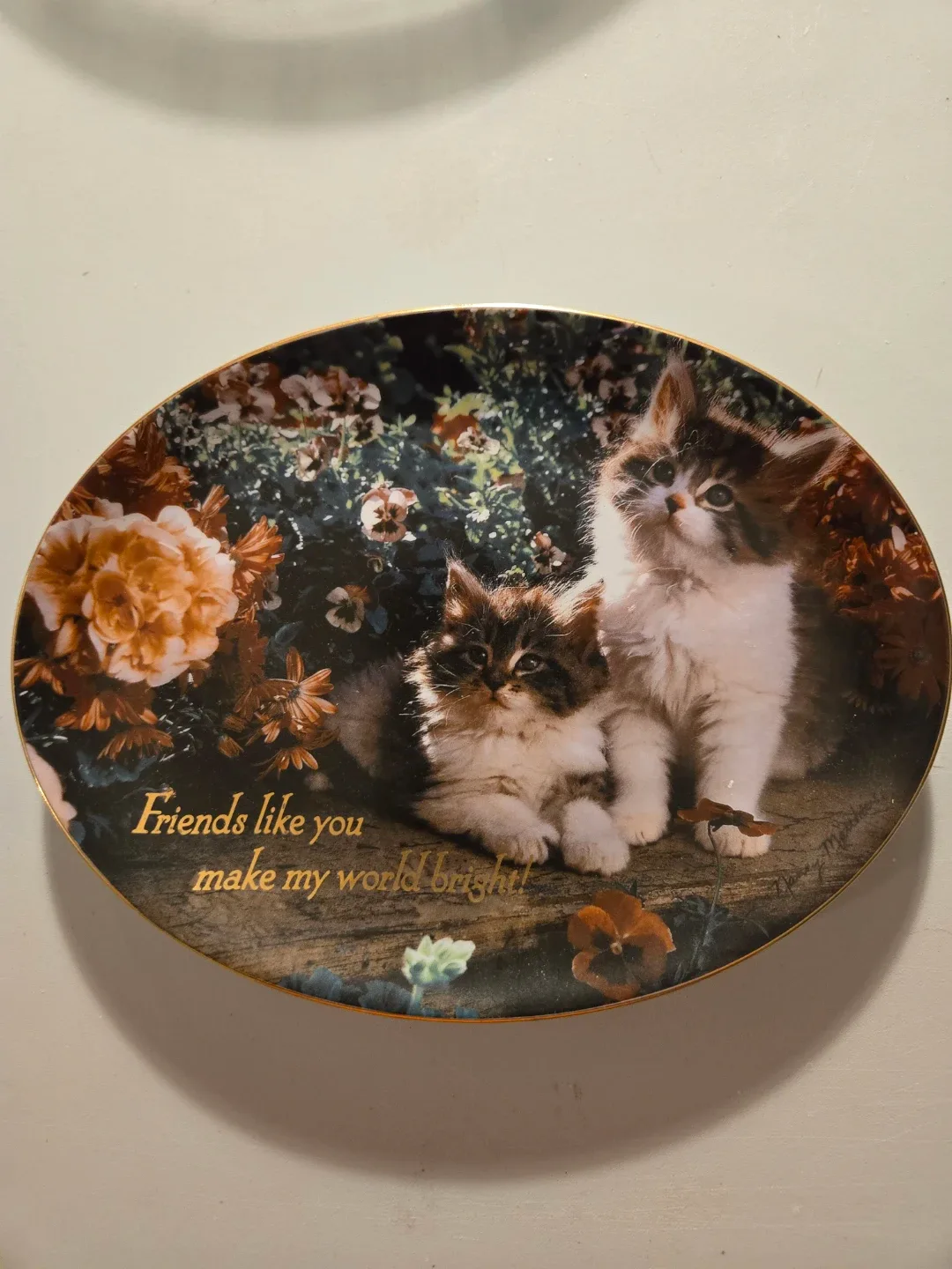 Franklin Mint Sunny Day Friends Decorative Plate thumbnail